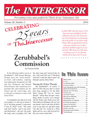 The Intercessor, Vol 26 No 3