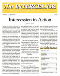 The Intercessor, Vol 33, No 2